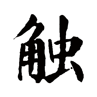 触字的意思触有几画