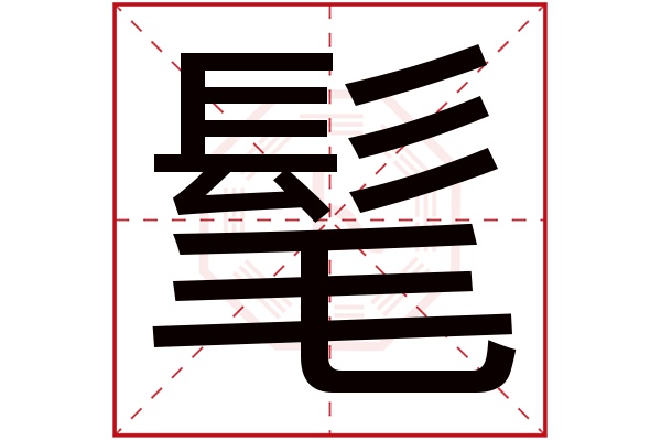 髦字