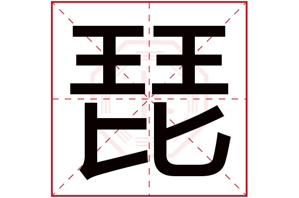 琵字